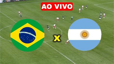 jogo do brasil e argentina ao vivo online